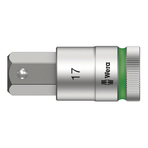 Wera 8740 B HF 1 Zyklop Bitnuss-Satz, mit 3/8"-Antrieb, mit Haltefunktion für Innensechskantschrauben, 7-teilig