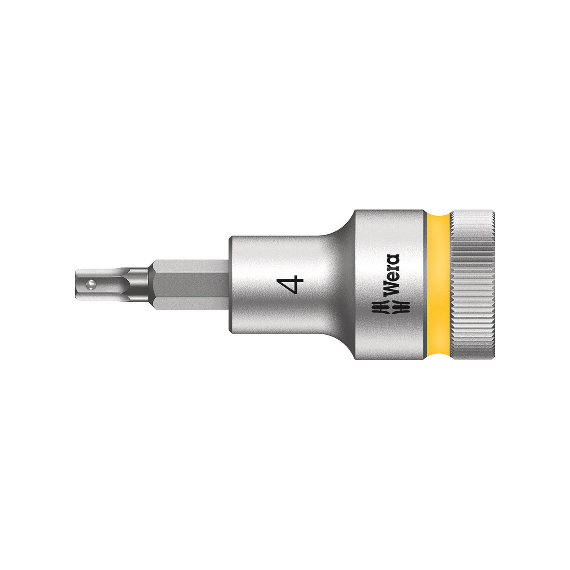 Wera 8740 C HF Zyklop Bitnuss mit 1/2"-Antrieb mit Haltefunktion, 4 x 60 mm