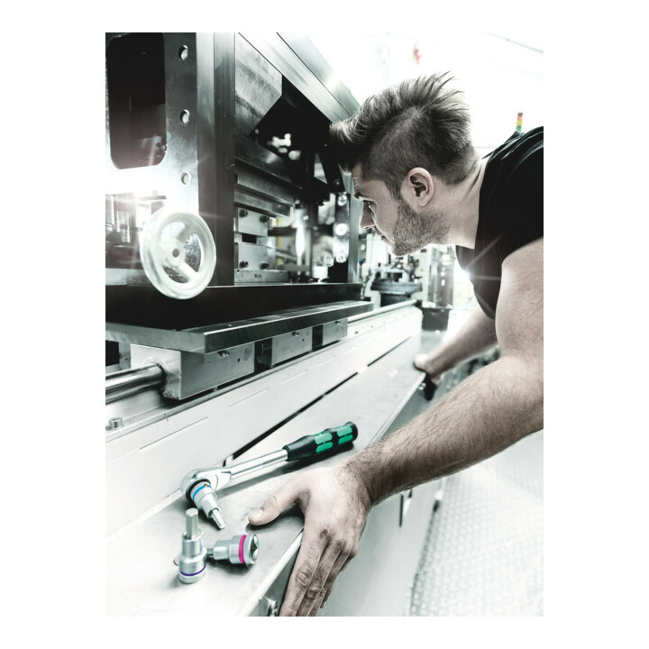 Wera 8740 C HF Zyklop Bitnuss mit 1/2"-Antrieb mit Haltefunktion, 4 x 60 mm