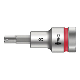 Wera 8740 C HF Zyklop Bitnuss mit 1/2"-Antrieb mit Haltefunktion, 6 x 60 mm