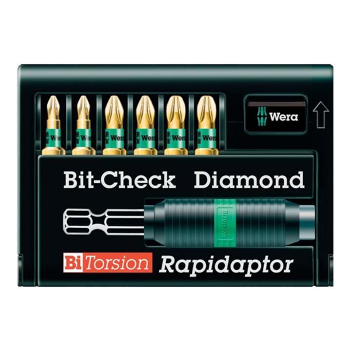 Wera 8755-6/BDC Bit-Check – Rapidaptor