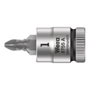 Wera 8755 A Pozidriv Zyklop Bitnuss mit 1/4-Antrieb" 28 mm Pozidriv