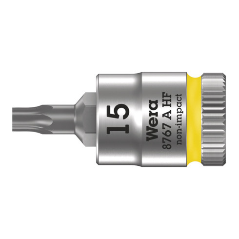Wera 8767 A HF TORX® Zyklop Bitnuss mit 1/4-Antrieb, mit Haltefunktion" Torx