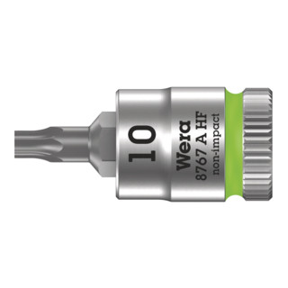 Wera 8767 A HF TX Zyklop Bitnuss mit 1/4-Antrieb, mit Haltefunktion" TX