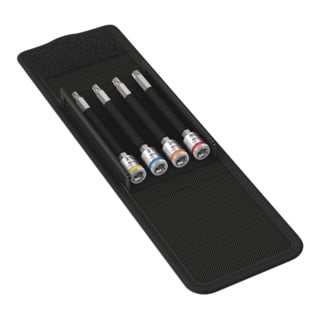 Wera 8767 A TX HF 1 Zyklop Bitnuss-Satz TX, mit 1/4"-Antrieb, mit Haltefunktion, 4-teilig