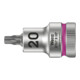 Wera 8767 B HF TX Zyklop Bitnuss mit 3/8"-Antrieb, mit Haltefunktion, TX 20 x 35 mm