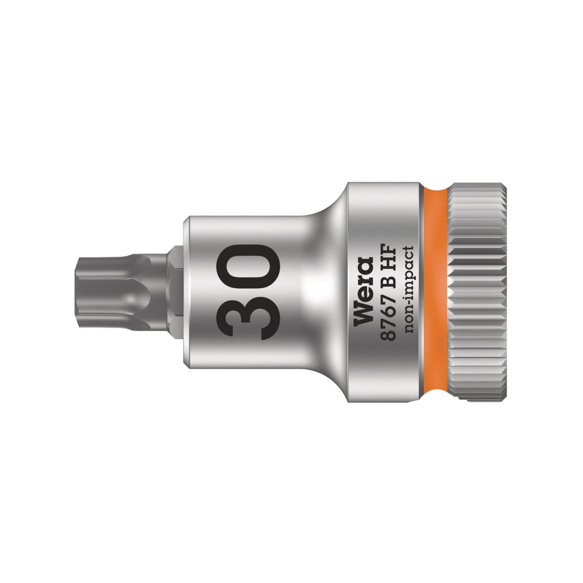 Wera 8767 B HF TX Zyklop Bitnuss mit 3/8"-Antrieb, mit Haltefunktion, TX 30 x 35 mm