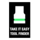 Wera 8767 B HF TX Zyklop Bitnuss mit 3/8"-Antrieb, mit Haltefunktion, TX 30 x 35 mm