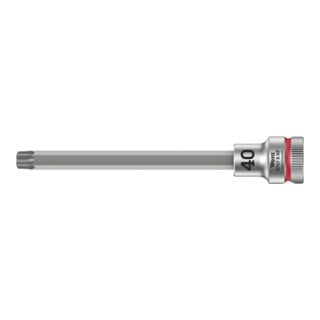 Wera 8767 B HF TX Zyklop Bitnuss mit 3/8"-Antrieb, mit Haltefunktion, TX 40 x 107 mm