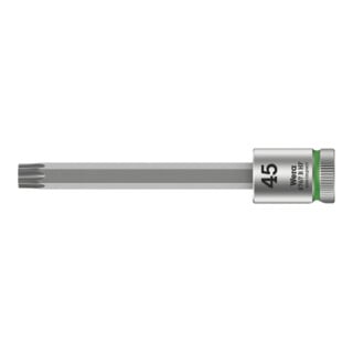 Wera 8767 B HF TX Zyklop Bitnuss mit 3/8"-Antrieb, mit Haltefunktion, TX 45 x 100 mm