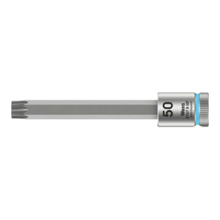 Wera 8767 B HF TX Zyklop Bitnuss mit 3/8"-Antrieb, mit Haltefunktion, TX 50 x 100 mm