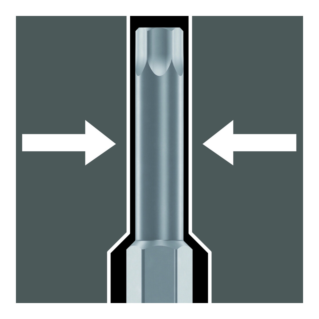 Wera Zyklop bitdop met 3/8" aandrijving 8767 B TX