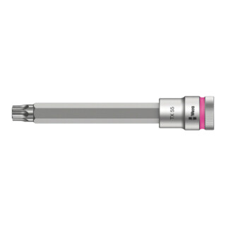 Wera 8767 C HF TORX Zyklop Bitnuss mit 1/2"-Antrieb mit Haltefunktion, TX 55 x 140 mm