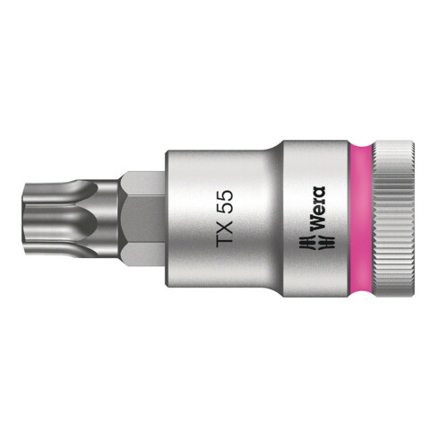 Wera 8767 C HF TORX® Zyklop Bit-Nuss mit 1/2"-Antrieb 140mm mit Haltefunktion