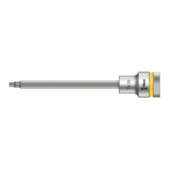 Wera 8767 C HF TX Zyklop Bitnuss mit 1/2"-Antrieb mit Haltefunktion, TX 25 x 140 mm