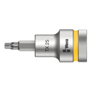 Wera 8767 C HF TX Zyklop Bitnuss mit 1/2"-Antrieb mit Haltefunktion, TX 25 x 60 mm