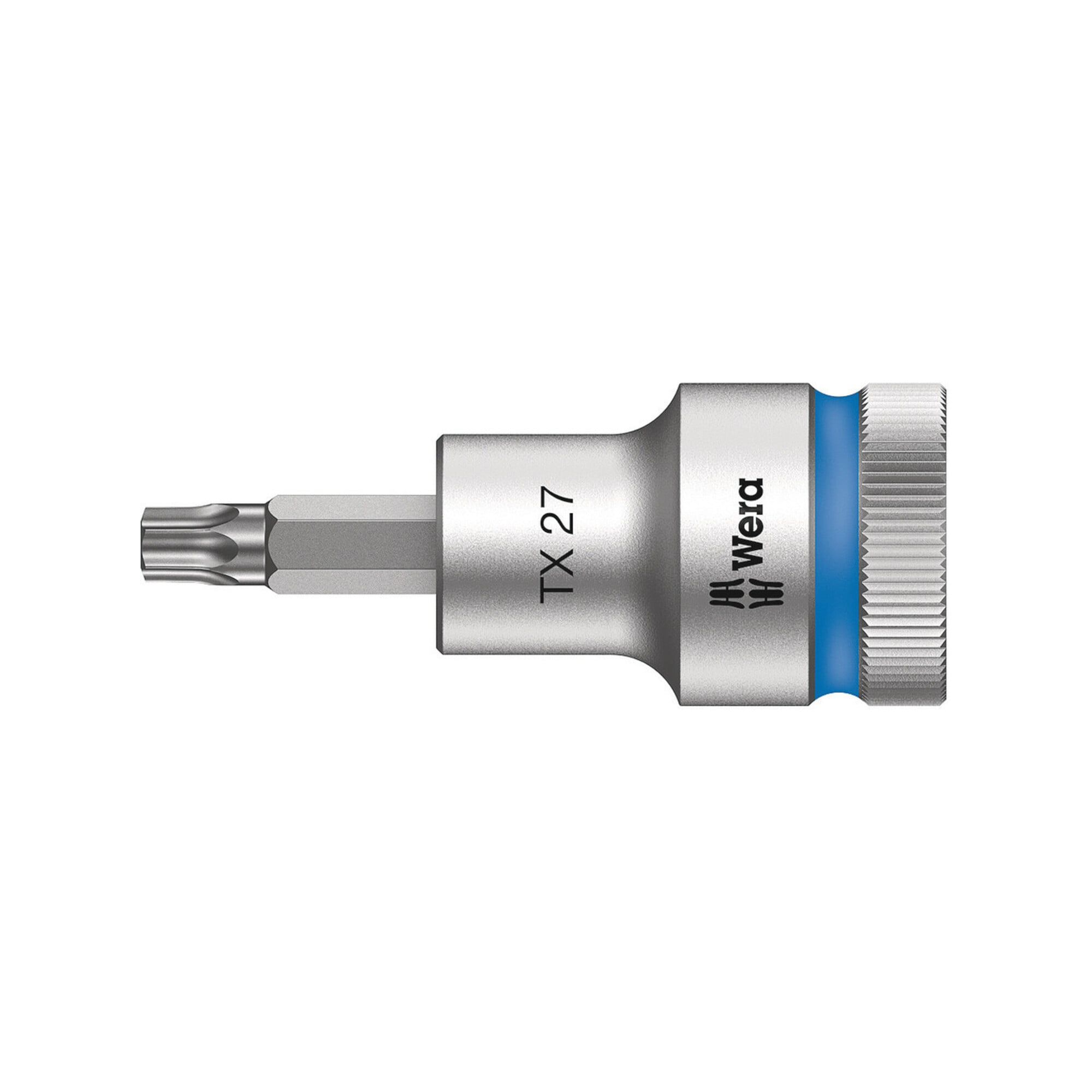 Wera 8767 C HF TX Zyklop Bitnuss mit 1/2"-Antrieb mit Haltefunktion, TX 27 x 60 mm