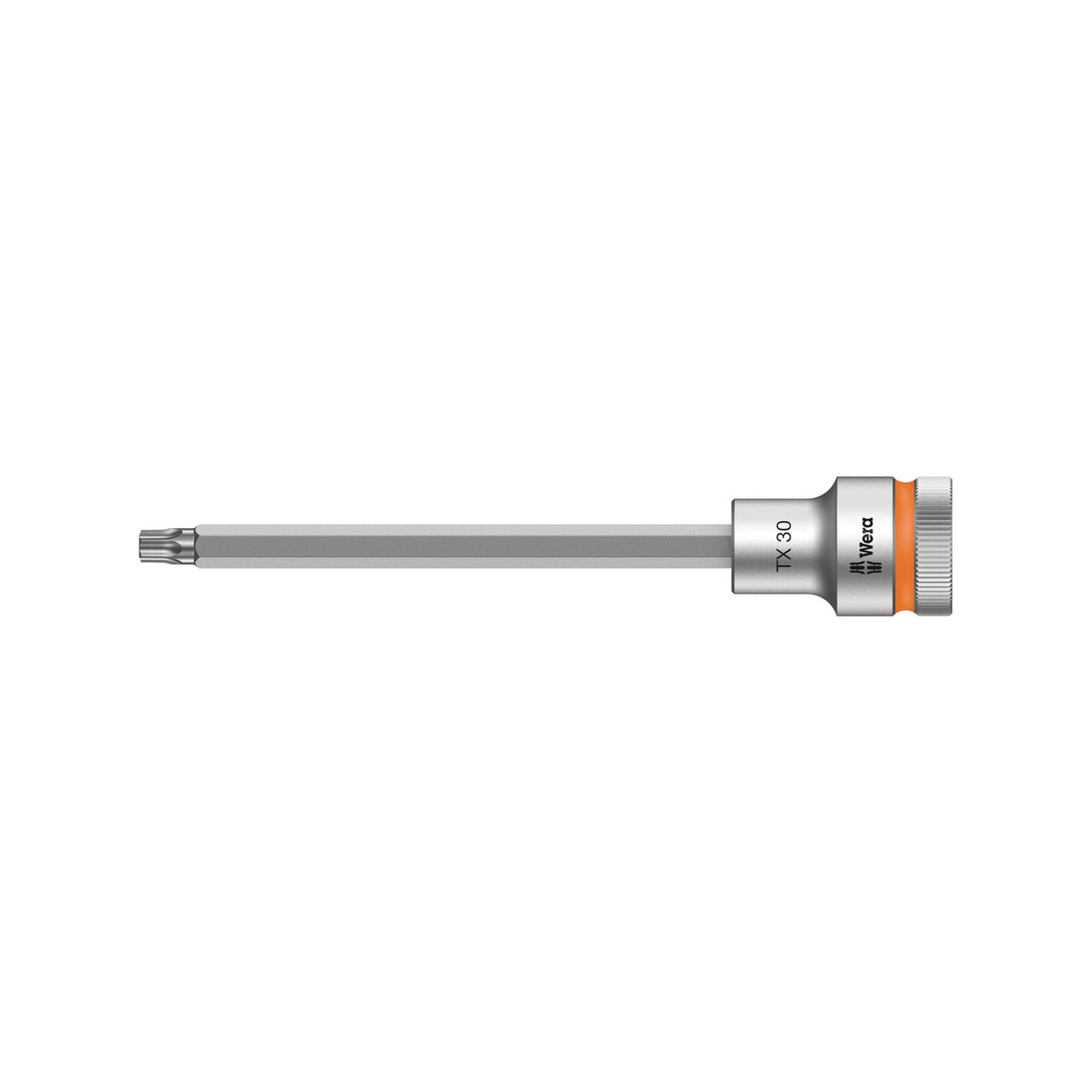 Wera 8767 C HF TX Zyklop Bitnuss mit 1/2"-Antrieb mit Haltefunktion, TX 30 x 140 mm