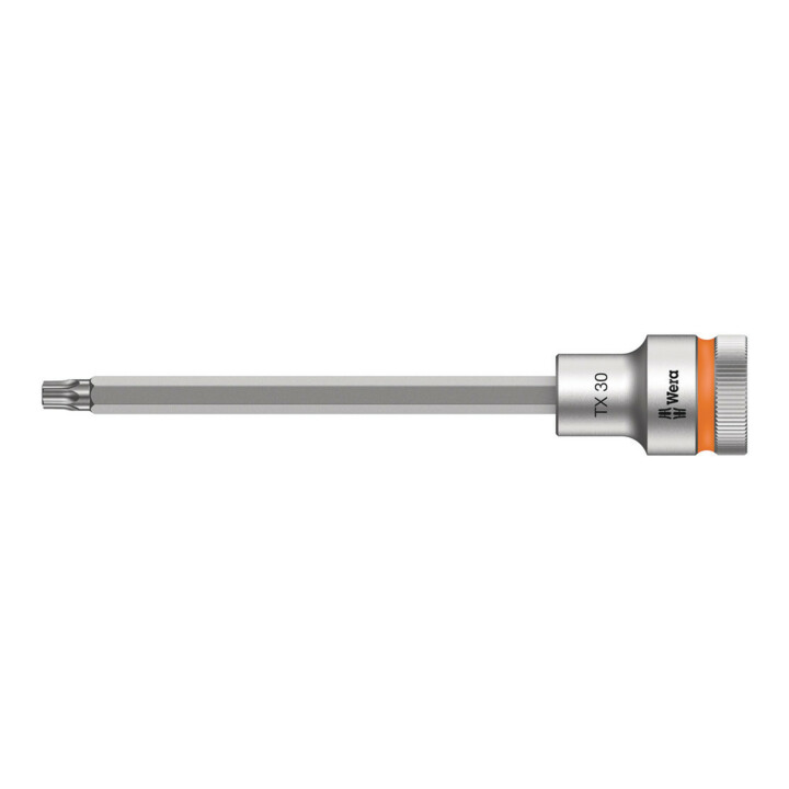 Wera 8767 C HF TX Zyklop Bitnuss mit 1/2"-Antrieb mit Haltefunktion, TX 30 x 140 mm