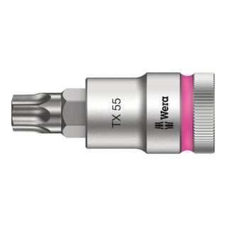 Wera 8767 C HF TX Zyklop Bitnuss mit 1/2"-Antrieb mit Haltefunktion, TX 55 x 60 mm