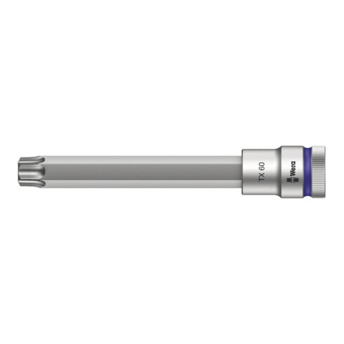 Wera 8767 C HF TX Zyklop Bitnuss mit 1/2"-Antrieb mit Haltefunktion, TX 60 x 140 mm