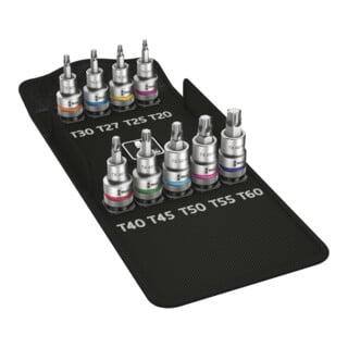 Wera 8767 C TX HF 1 Zyklop Bitdoppen set TX, met vasthoudfunctie