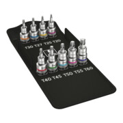 Wera 8767 C TX HF 1 Zyklop Bitnuss-Satz TX, mit Haltefunktion, 9-teilig