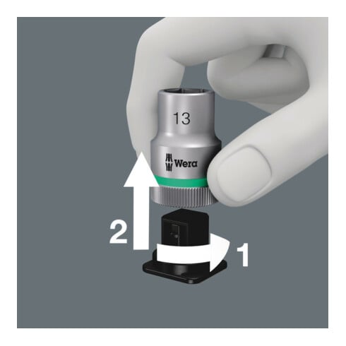 Wera 8767 HMC HF 3 Zyklop Bit-doppen-set TORX®, met vasthoudfunctie