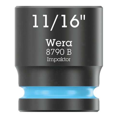 Wera 8790 B Impaktor-dop met 3/8"-aandrijving, 11/16" x 30 mm