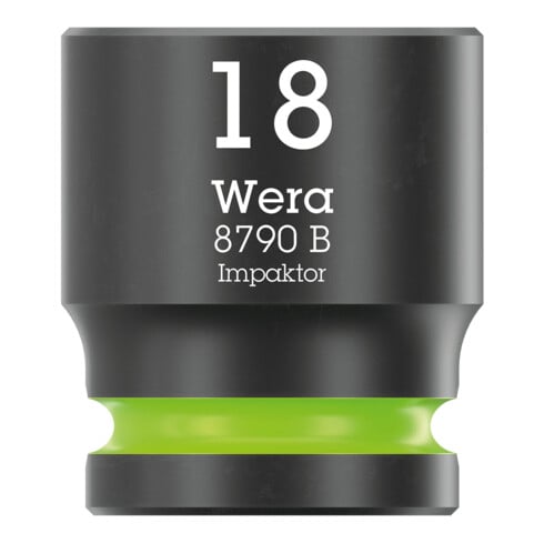 Wera 8790 B Impaktor-dop met 3/8"-aandrijving, 18 x 30 mm