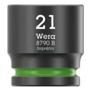 Wera 8790 B Impaktor-dop met 3/8"-aandrijving, 21 x 32 mm