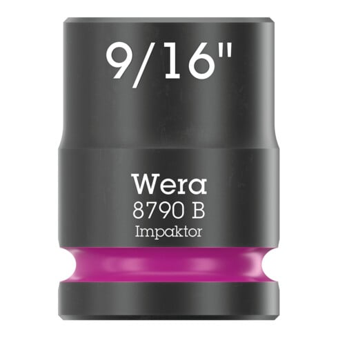 Wera 8790 B Impaktor-dop met 3/8"-aandrijving, 9/16" x 30 mm