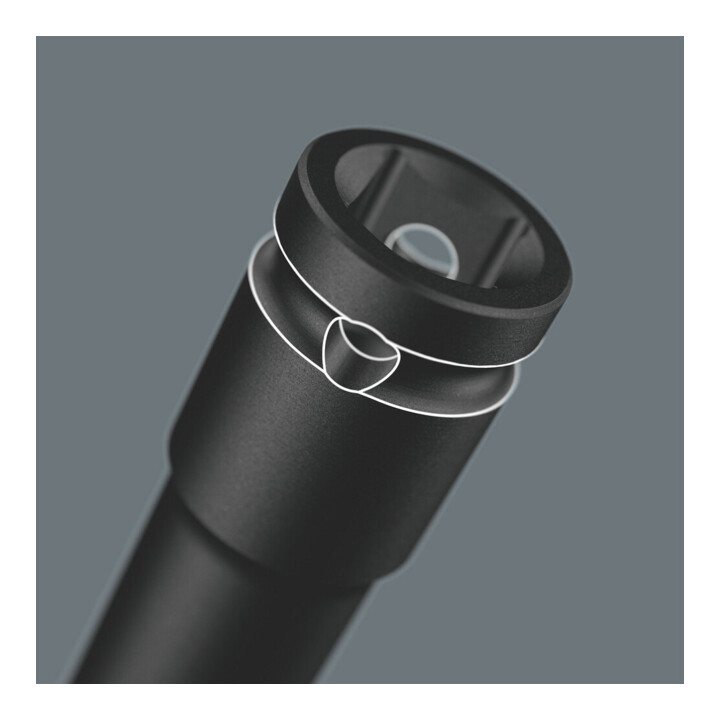 Wera 8790 C Impaktor Deep Steckschlüsseleinsatz mit 1/2 Zoll-Antrieb
