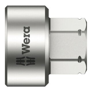 Wera 8790 FA Zyklop-Steckschlüsseleinsatz mit 1/4"- und Sechskant Hex 11-Antrieb, 13 mm