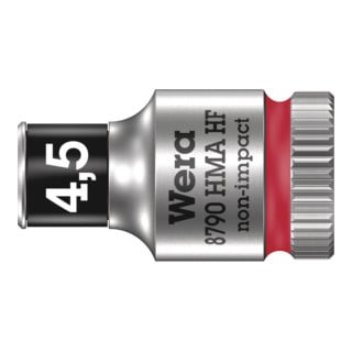 Wera 8790 HMA HF Zyklop-Steckschlüsseleinsatz mit 1/4-Antrieb mit Haltefunktion