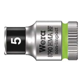 Wera 8790 HMA HF Zyklop-Steckschlüsseleinsatz mit 1/4-Antrieb mit Haltefunktion