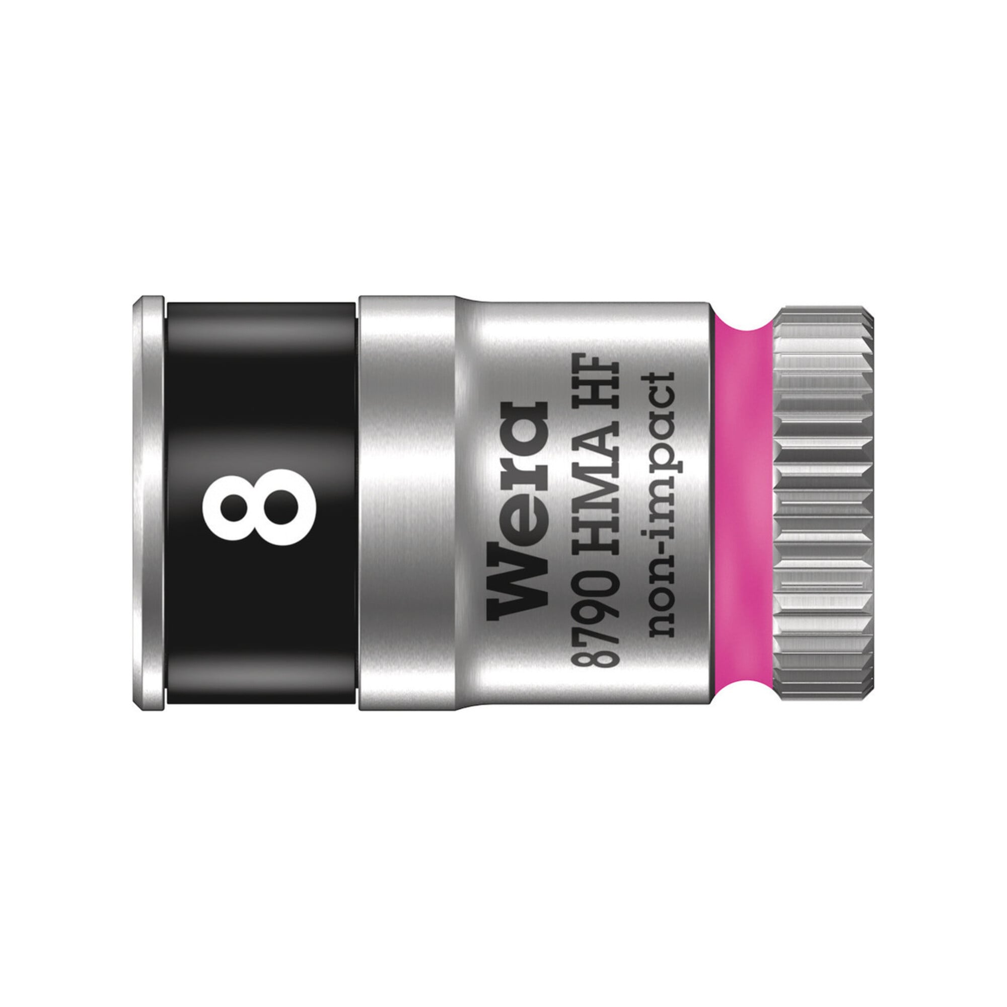 Wera 8790 HMA HF Zyklop-Steckschlüsseleinsatz mit 1/4"-Antrieb mit Haltefunktion, 8 x 23 mm