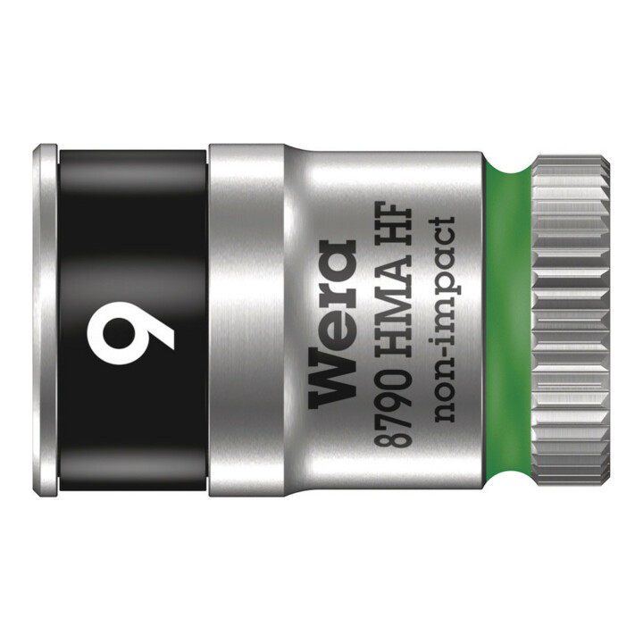 Wera 8790 HMA HF Zyklop-Steckschlüsseleinsatz mit 1/4"-Antrieb mit Haltefunktion, 9 x 23 mm