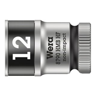 Wera 8790 HMB HF Zyklop-Steckschlüsseleinsatz mit 3/8"-Antrieb mit Haltefunktion, 12 x 29 mm