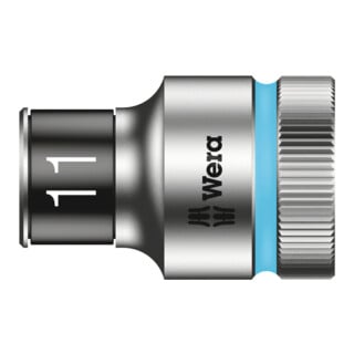 Wera 8790 HMC HF Zyklop-Steckschlüsseleinsatz mit 1/2"-Antrieb mit Haltefunktion, 11 x 37 mm