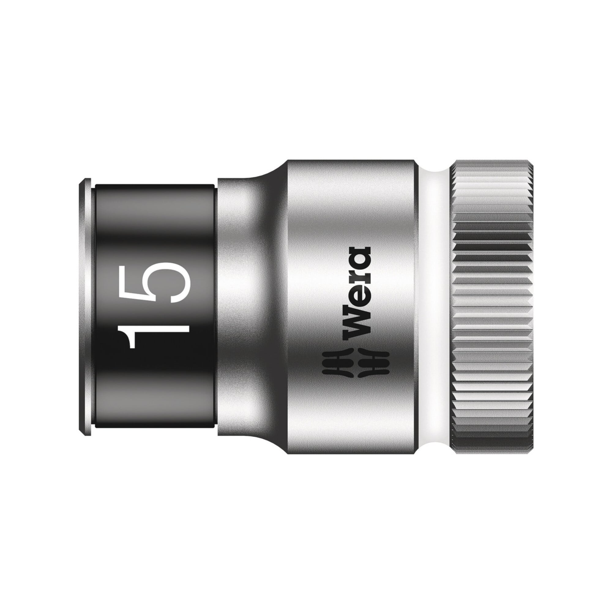 Wera 8790 HMC HF Zyklop-Steckschlüsseleinsatz mit 1/2"-Antrieb mit Haltefunktion, 15 x 37 mm