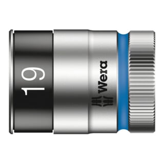 Wera 8790 HMC HF Zyklop-Steckschlüsseleinsatz mit 1/2"-Antrieb mit Haltefunktion, 19 x 37 mm