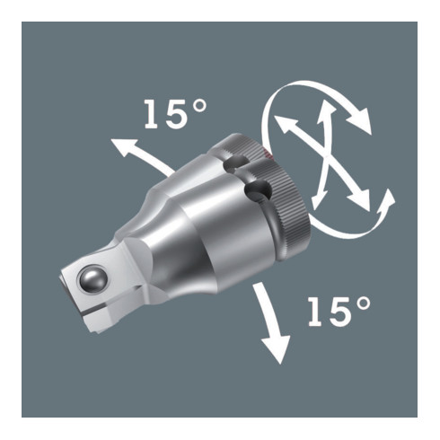 Wera 8794 Zyklop-Wobble-Verlängerung, 1/4""