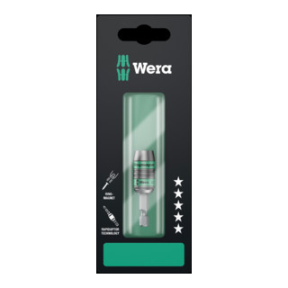Wera 887/4 RR SB Rapidaptor Universalhalter mit Ringmagnet, für 1/4'', Länge 57mm