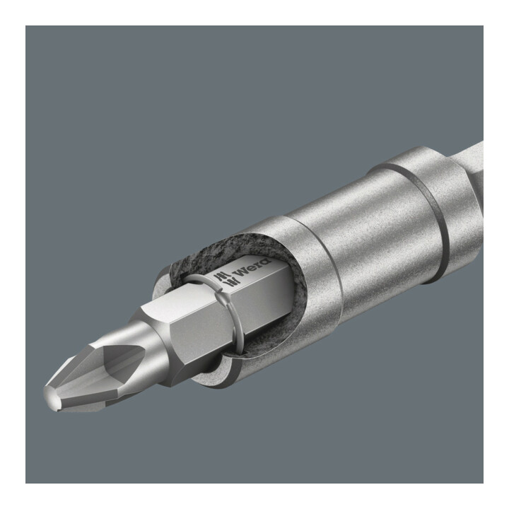 Wera 899/4/1 S Universele bithouder met sterke spanring