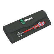Wera 9476 Sacoche pliable pour jusqu'à 8 jeux de clés Kraftform Kompakt VDE Stainless, vide, 180 x 80 mm