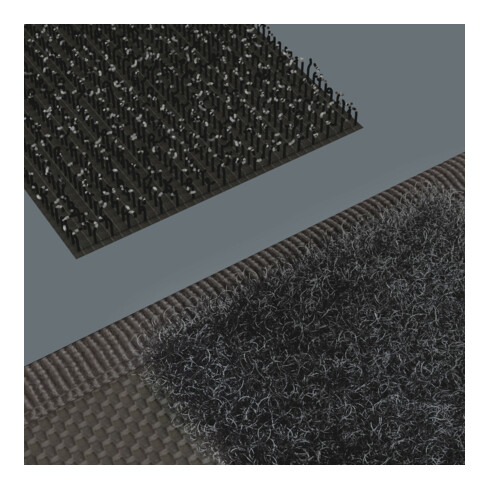 Wera 9476 vouwetui voor max. 8-delige Kraftform Kompakt VDE Stainless sets, leeg