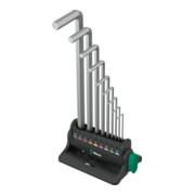 Wera 950/9 Hex-Plus 8 Stiftsleutelset, metrisch, verchroomd, 9-delig