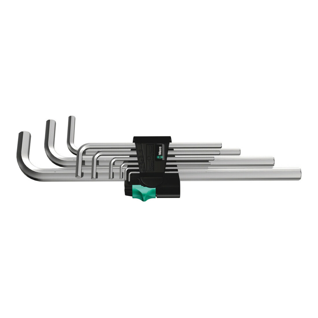 Wera 950 L/9 SM N Winkelschlüsselsatz, metrisch, gestellverchromt