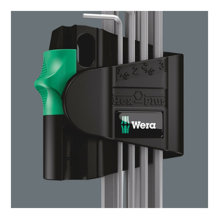 Wera 950 PKL/7B SM Magnet Winkelschlüsselsatz, metrisch, gestellverchromt
